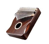 Kalimba Thumb Piano 21 Notes Black Walnut Beginner Professional Finger Piano Small Musical Instrument 21 Notes Walnut