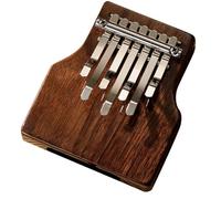 Kalimba Thumb Piano A Thumb Piano Mini Professional Chords Kalimba 7 Keys Note Tone Knock Musical Instrument Black Walnut Bottom Opening