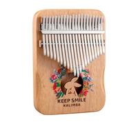 Kalimba Thumb Piano - Animal Series, Hollow Box Design, 17/21 Keys Mahogany Wood Finger Piano Keyboard, Ideal for Beginner Children Adults(A,21Key)