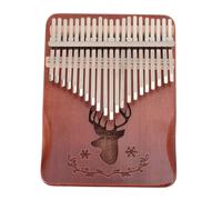 Kalimba Thumb Piano, Comfortable Design, Excellent Sound Quality, Advanced Engraving, Easy to Learn with Keyboard Notes, Ideal Beginners, Adults (Type 2)