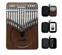 Kalimba Thumb Piano - FAS Grade Black Walnut Finger Piano Instrument, Double Layer Design, EVA Professional Box. Gift for Children Adults Beginners and Professionals (Color : 34Keys C Tune)