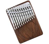 Kalimba Thumb Piano,Finger Piano,Portable Mbria 24 Key Kalimba C Tone Black Walnut Double Layer Thumb Piano Professional Kalimba Musical Instrument Beginners