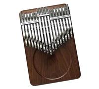 Kalimba Thumb Piano,Finger Piano,Portable Mbria 34 Keys Kalimba Thumb Piano Black Walnut B/C Tone Double-layer Professional Kalimba Finger Piano Beginners Instrument(B)