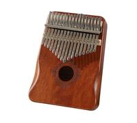 Kalimba, Thumb Piano For Adults Finger Thumb Piano with Strong Penetrating Power 17-note Thumb Piano For Music Lovers and Beginners (Brown)