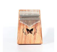 Kalimba Thumb Piano Kalimba 17 Keys Study Instruction and Tune Hammer Unique Gift for Kids Adult Beginners(Wood color)
