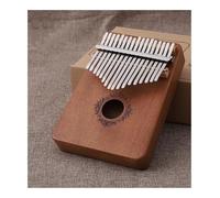 Kalimba Thumb Piano Music Lovers Playing Accessories Piano Gift Piano Accessories Birthday Festival Gifts Keyboard Piano Thumb Piano Hammer Percussion Instrument Suitable For Beginners(Brown)