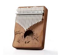 Kalimba Thumb Piano Musical Instruments Finger Piano 17 Tone Thumb Piano21 Tone Finger Piano for Kids Adult Beginners(1,17 notes)