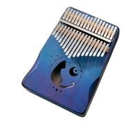 Kalimba Thumb Piano Portable 17 Keys Finger Piano kalimba instrument(Blue)