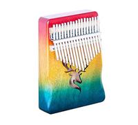 Kalimba Thumb Piano Portable 17 Note Solid Wood Box Style Kalimba In Various Styles(2)