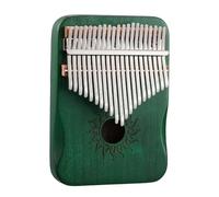 Kalimba Thumb Piano - Sun Series, Hollow Box Design, 17/21 Keys White Maple Wood Finger Piano Keyboard, Ideal for Beginner Children Adults(Green,21Key)