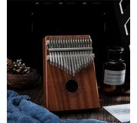 Kalimba Thumb Piano Wooden Thumb Piano21 Tone Finger Piano Beginner for Kids Adult Beginners(Brown 2)