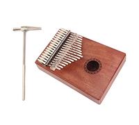Kalimba Wood Thumb Piano Portable 17 Keys Kalimba For Kids Adults & Beginners Finger Piano With Tuning Hammer