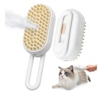 KALIMO Pet Misting Brush for Cats and Dogs,3 in 1 Spray Comb with Steam,Massage and Shedding Hair Removal,Pet Grooming Steamy Rechargeble Brush for Tangled and Loose Hair