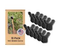 Kalinar Tree Crutch - DIY Tree Support Device - Save Fruit Tree Branches from Breaking Under Heavy Fruit, fits on Standard 2x2 Lumber, T-bar, Bamboo Garden Stakes, Broom Pole, and More (10-Pack)