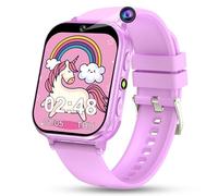 KALINCO Kids Smart Watch, IP68 Waterproof Swimming Smartwatch, 1.8'' Fitness Activity Tracker Watch with 100 Sports Modes, Make Call/Answer, HR & Sleep Monitor, Alarm for 7+ Boys Girls Teens (Purple)