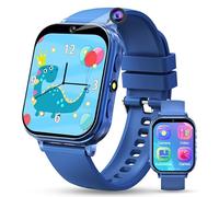 KALINCO Kids Smart Watch, IP68 Waterproof Swimming Smartwatch, 1.8'' Fitness Activity Tracker Watch with 100 Sports Modes, Make Call/Answer, HR & Sleep Monitor, Alarm for 7+ Boys Girls Teens (Blue)