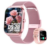 KALINCO Smart Watch - Bluetooth Calling, Blood Pressure/Heart Rate/SpO2/Stress Monitor, 100+ Sports Modes, Sleep Analysis, World Time, AI Fitness Tracker, for Men Women