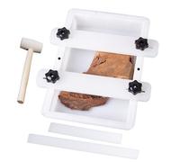 Kalinta Epoxy Mold with Divider Adjustable-11.4x7.5x2 in No-Seal Large Resin Mold Integrated Clamping System - Perfect for Beginners & Experienced Artists Alike-Ideal for Creative Resin Art Projects