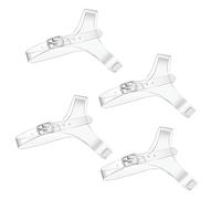 KALIONE 2 Pairs Shoe Straps for Heels, Transparent Shoe Straps, Elastic Shoe Straps, Replacement Ankle Straps for Heels, Anti Loose Shoelace with Adjustable Buck for Women Girls Holding High Heels