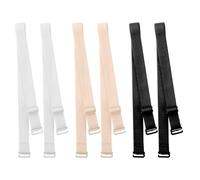 KALIONE 3 Pairs Bra Strap Replacement Women's Convertible Bra Straps, Adjustable Underwear Shoulder Strap, Bra Shoulder Straps Removable Multi Color Women Bra Straps(15mm Width), Multicolored, One