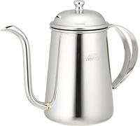 Kalita #52272 Coffee Pot, Stainless Steel, 23.7 fl oz (700 ml), Narrow Mouth, Nozzle, Direct Fire, Made in Japan, SS Kettle 700, Drip Pot, Coffee Kettle, Coffee Kettle, Cafe, Camping, Outdoor