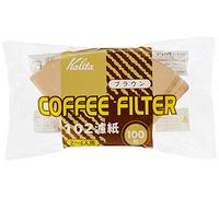 Kalita Brown Paper Filter Coffee Filter 102 Pack of 100