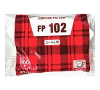 Kalita (Carita) Coffee Filter FP102 White (100 Count) for 2-4 Cups Dripper, Japan Import