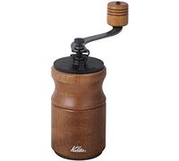 Kalita Carita Coffee Grinder, Wood, Durable Cast Iron Cutter, KH-10BR, Brown, Hand Grinder, Manual Coffee Grinder, For Grinding Coffee, Recommended for Mountaineering, Cafe