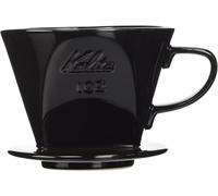 Kalita Ceramic Coffee Dripper (Black) for 2-4 Cups (#02005)