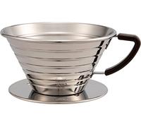 Kalita Wave Series Wave Dripper 185 [For 2 to 4 People] #05151, Sliver