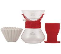 Kalita Wave Style UP Set, Size 185, 500ml Server, Red