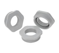 Kalitec G6503200 Reduction M50/M32 Plastic Light Grey I Reducer Cable Gland Hexagonal I M32 Female Thread I M50 Male Thread I IP68 Pack of 3
