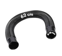 Kalitec Pressure Hose 38 mm Black 62 cm Long I Suction Pressure Hose I Connection Hose 1 1/2 Inch I Pool Pump Hose I Short I Flexible Pool Pipe
