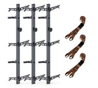 Kalkal Climbing Sticks 3 Pack, 30" Climbing Sticks for Hunting with Fold Up Steps, Non-Slip Steps Lightweight Aluminum Hunting Treestand Climbing Sticks