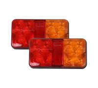 KALKSCDUDU Indicator 2pcs Trailer Waterproof Car Truck Rear Tail Light Pilots Indicator Turn Rear Tail Light(12V TO 80V)