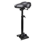 KALLAK Electric Scooter Seat Fits Curved Edge Decks from 5.1" - 7" Width - Adjustable Height, Comfortable Padded Saddle - Adult eScooter Accessory Attachment