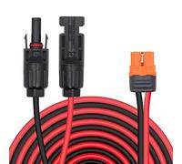 Kallaudo Solar to XT60I-F Charge Extension Cable 3M 12AWG Solar Connector to XT60i Female Adapter Cable for Solar Generator Power Station (10FT)