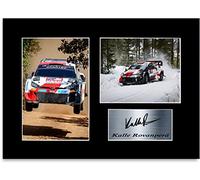 Kalle Rovanpera World Rally Champion 2022 WRC Driver Signed Photo Display Mount A4