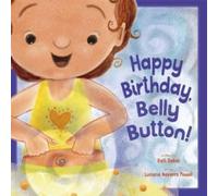 Kalli Dakos Happy Birthday, Belly Button Paperback Book in White Kalli Dakos White