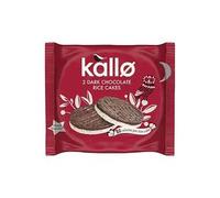 Kallo 2 Dark Chocolate Rice Cakes 33g (Pack of 30) 133914