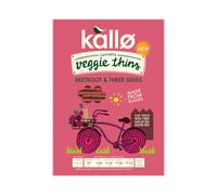 Kallo Beetroot & Three Seeds Veggie Thins 100g