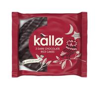 Kallo Belgian Dark Chocolate Rice Cake Thins Two Pack (Pack 30) - 0401229