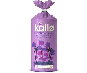 Kallo Blueberry & Vanilla Rice & Corn Cakes 120g