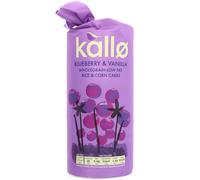 Kallo Blueberry & Vanilla Rice & Corn Cakes - 131g
