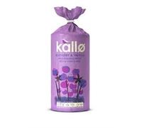 Kallo Blueberry & Vanilla Wholegrain Rice & Corn Cakes 131g