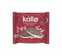 Kallo Dark Choc Rice Cake 33G PK30