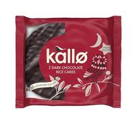Kallo Dark Chocolate Topped Rice Cakes (Pack 30)