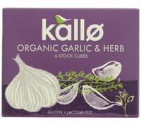 Kallo Garlic & Herb Stock Cubes - 66g