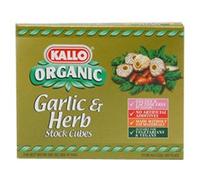 Kallo Garlic & Herb Stock Cubes 66g X 7 (Pack of 7)