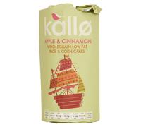 Kallo Jumbo Apple & Cinnamon Rice Cakes 127g